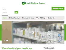 Tablet Screenshot of neilmedicalgroup.com